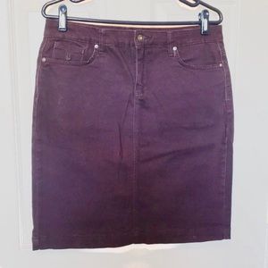 Gloria Vanderbilt purple Amanda skirt